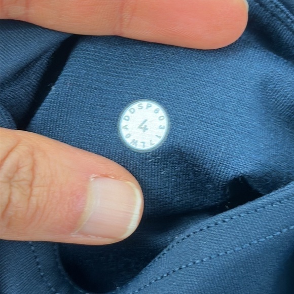 Lululemon Train Times Crop (17" ) Nocturnal Teal - Picture 4 of 6